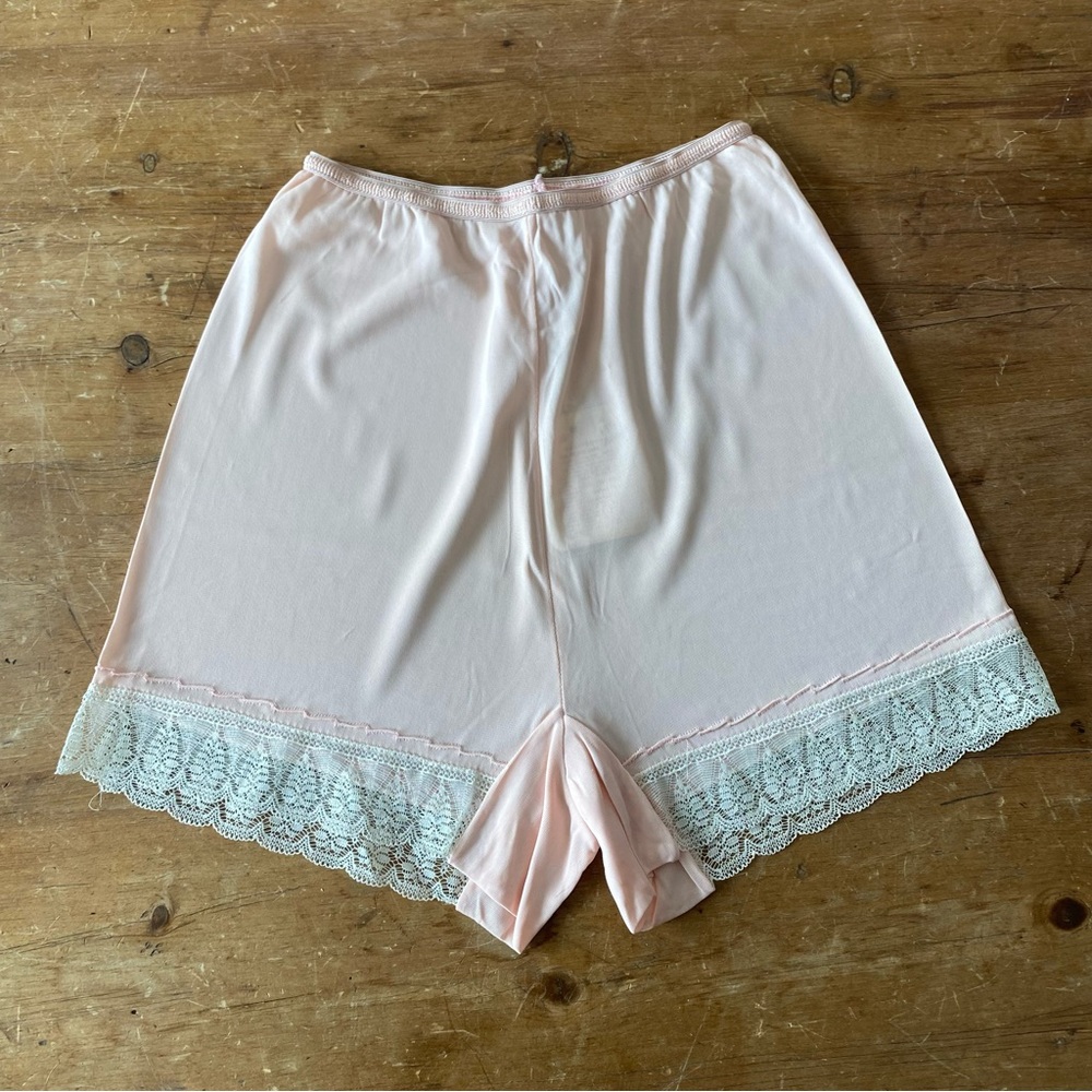 Vintage Luxite by Holeproof Panties NOS Pink Lace Tap Pants 1940s 1950s S